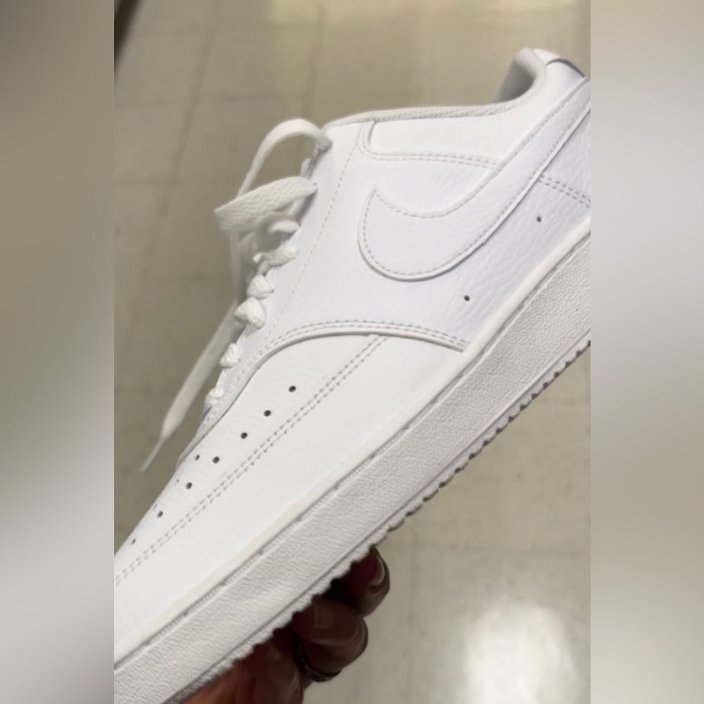NWOT NIKE Court Lows All White no original box size 11 - Picture 17 of 17